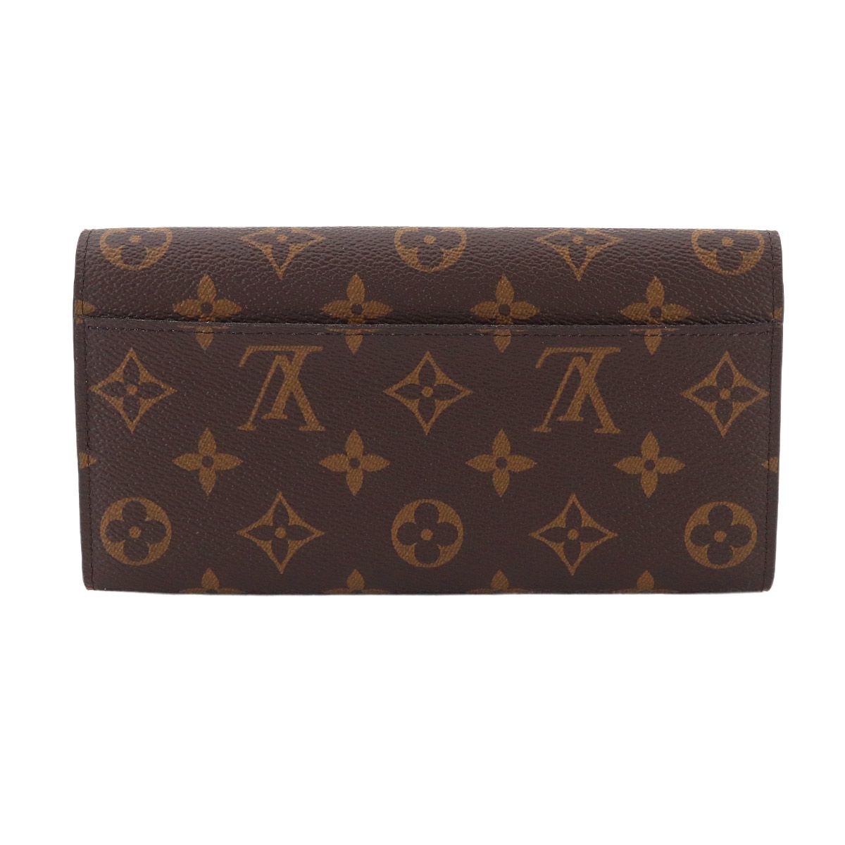 Louis Vuitton Exhibition Monogram Portefeuille Sarah Bifold Wallet Rose Valley — view 3