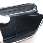 Hermes Azap Long Classic Zip Around Wallet Epsom Black — view 9