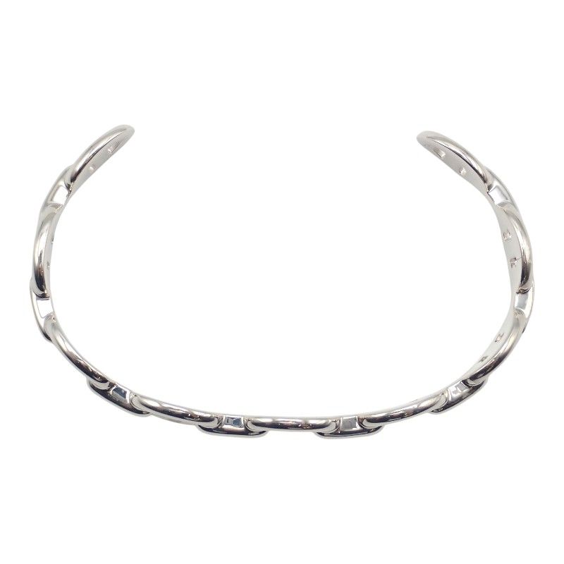Hermes Chaine D'ancre Short Bangle Bracelet 925 Sterling Silver Simple — view 7