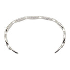 Hermes Chaine D'ancre Short Bangle Bracelet 925 Sterling Silver Simple — view 8