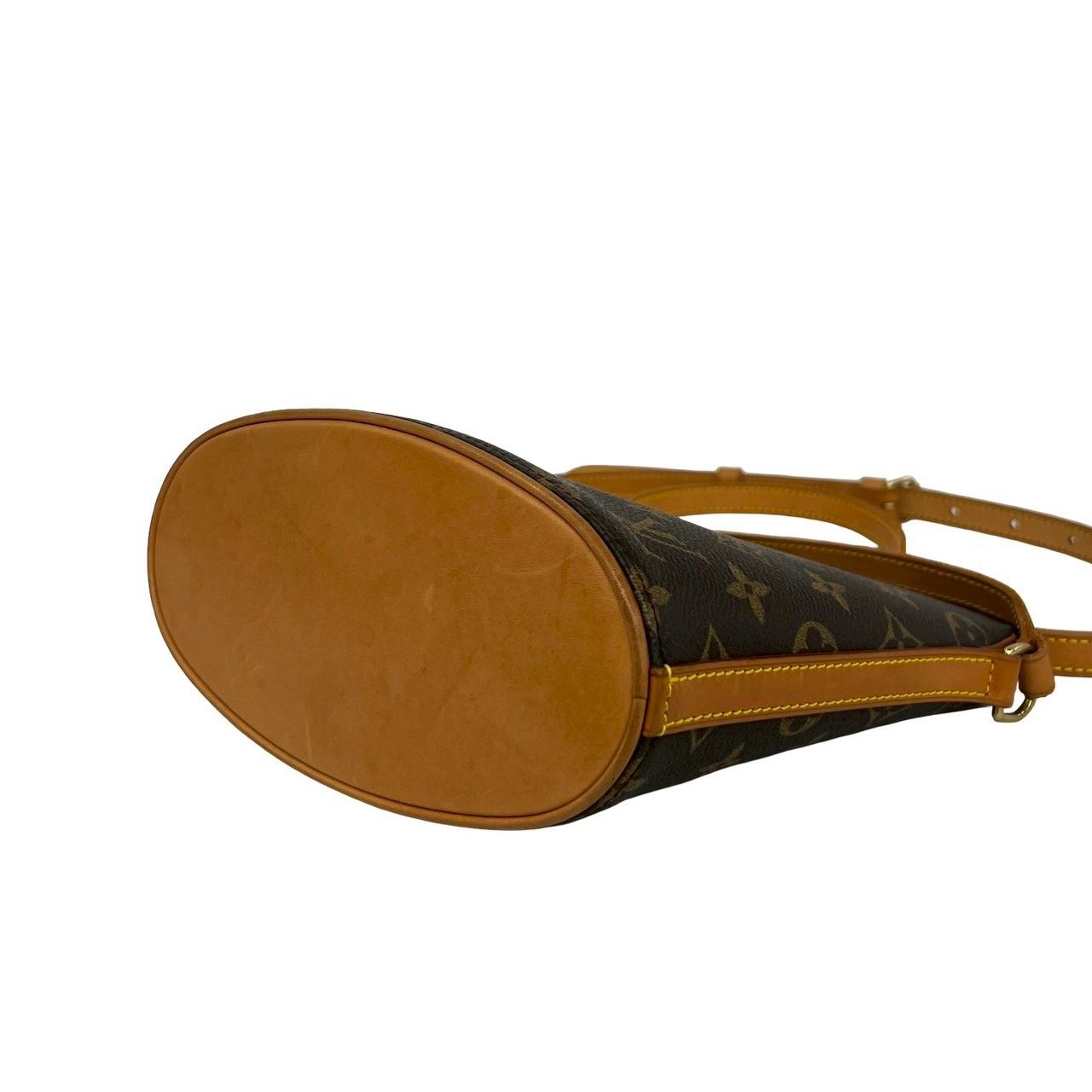 Louis Vuitton Drew Monogram Leather Shoulder Bag Crossbody Pochette Brown — view 8