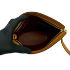 Louis Vuitton Drew Monogram Leather Shoulder Bag Crossbody Pochette Brown — view 9