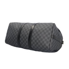 Louis Vuitton Keepall Bandouliere 45 Damier Graphite Boston Bag Canvas Black — view 6
