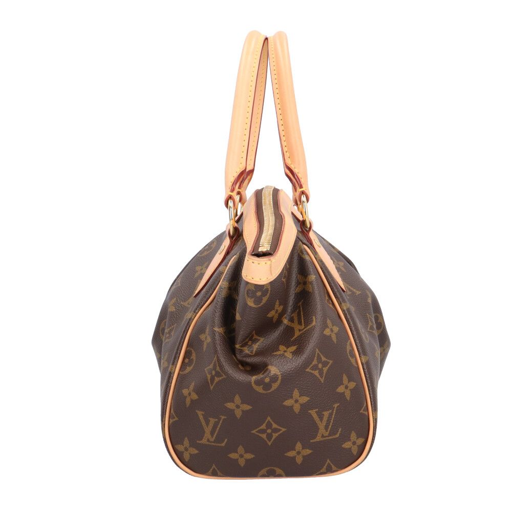 Louis Vuitton Tivoli PM Monogram Handbag Canvas Brown — view 5
