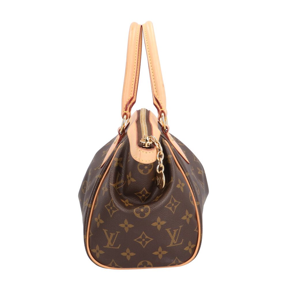 Louis Vuitton Tivoli PM Monogram Handbag Canvas Brown — view 4