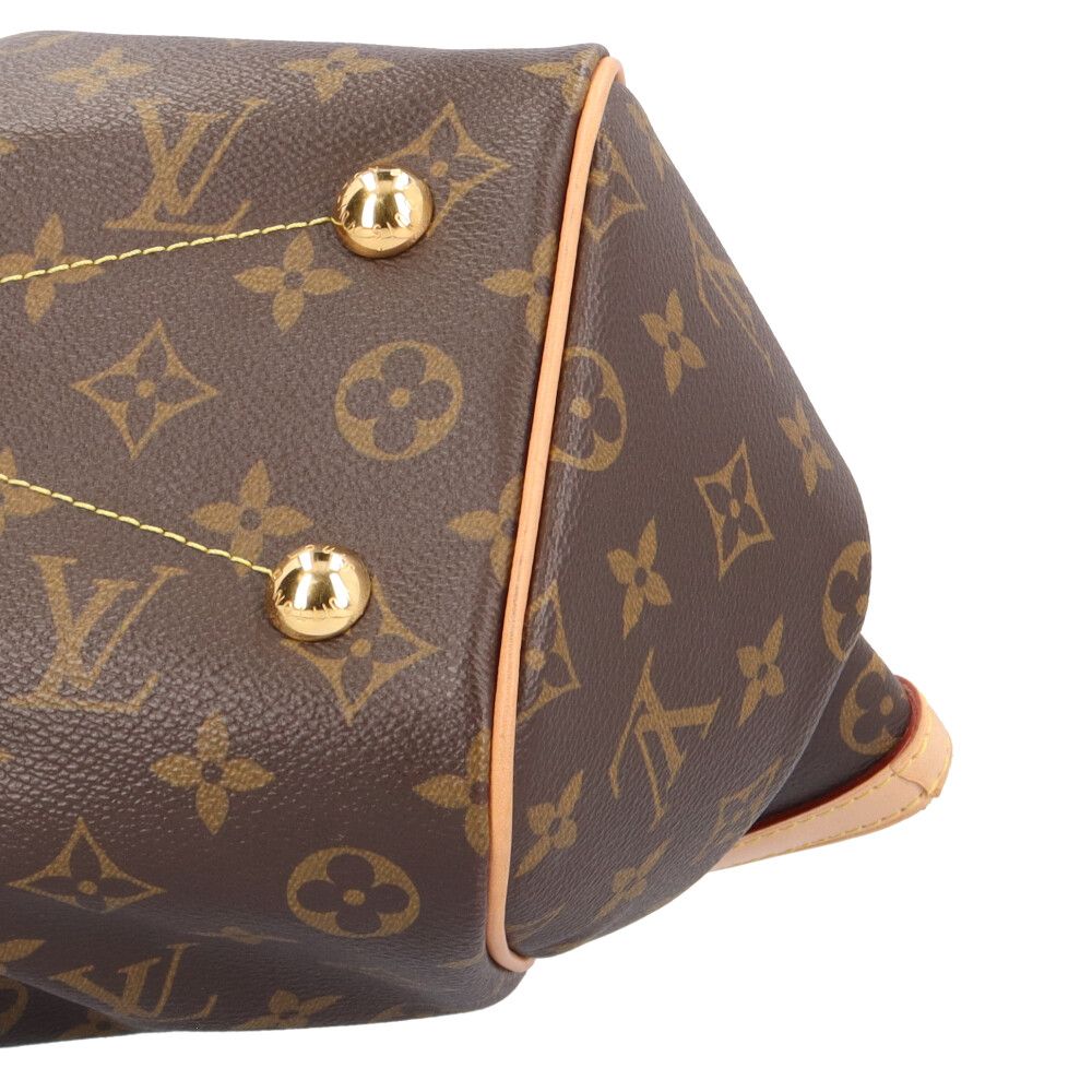 Louis Vuitton Tivoli PM Monogram Handbag Canvas Brown — view 9