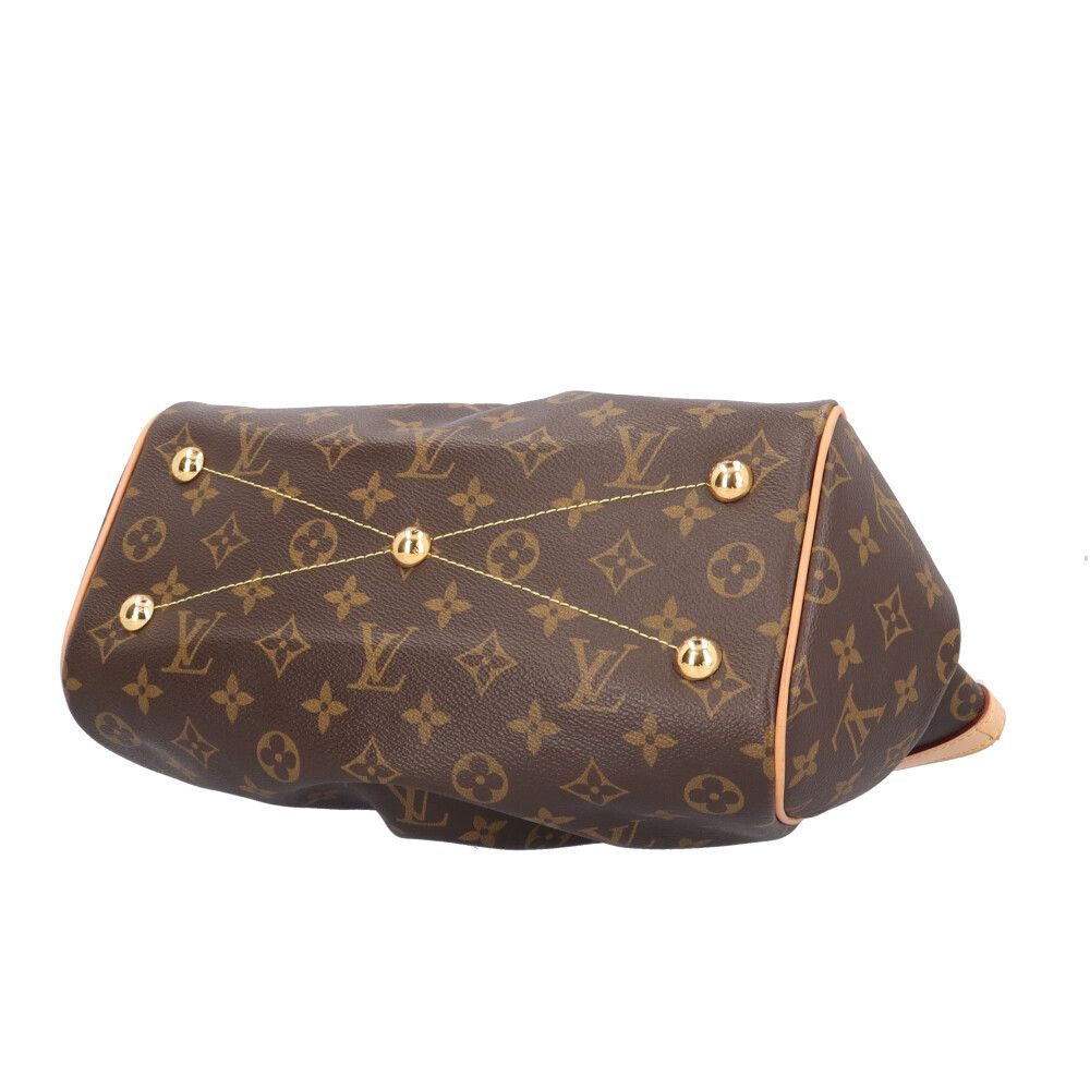 Louis Vuitton Tivoli PM Monogram Handbag Canvas Brown — view 7