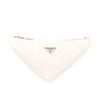 Prada Triangle Shoulder Bag Saffiano Leather Black