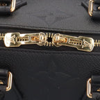 Louis Vuitton Speedy Bandouliere 20 Monogram Empreinte Shoulder Bag Black — view 9