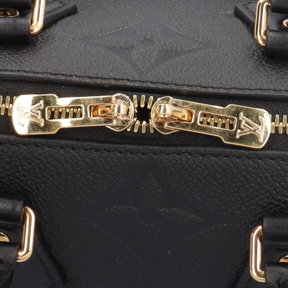 Louis Vuitton Speedy Bandouliere 20 Monogram Empreinte Shoulder Bag Black — view 9