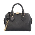 Louis Vuitton Speedy Bandouliere 20 Monogram Empreinte Shoulder Bag Black