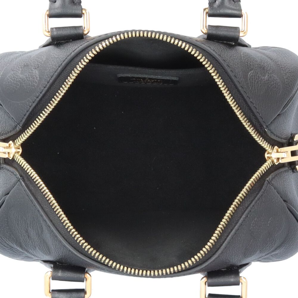 Louis Vuitton Speedy Bandouliere 20 Monogram Empreinte Shoulder Bag Black — view 7