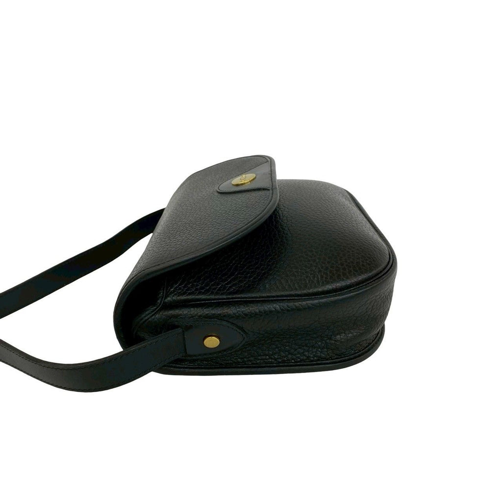 Dior Vintage CD Logo Leather Mini Shoulder Bag Crossbody Black — view 5