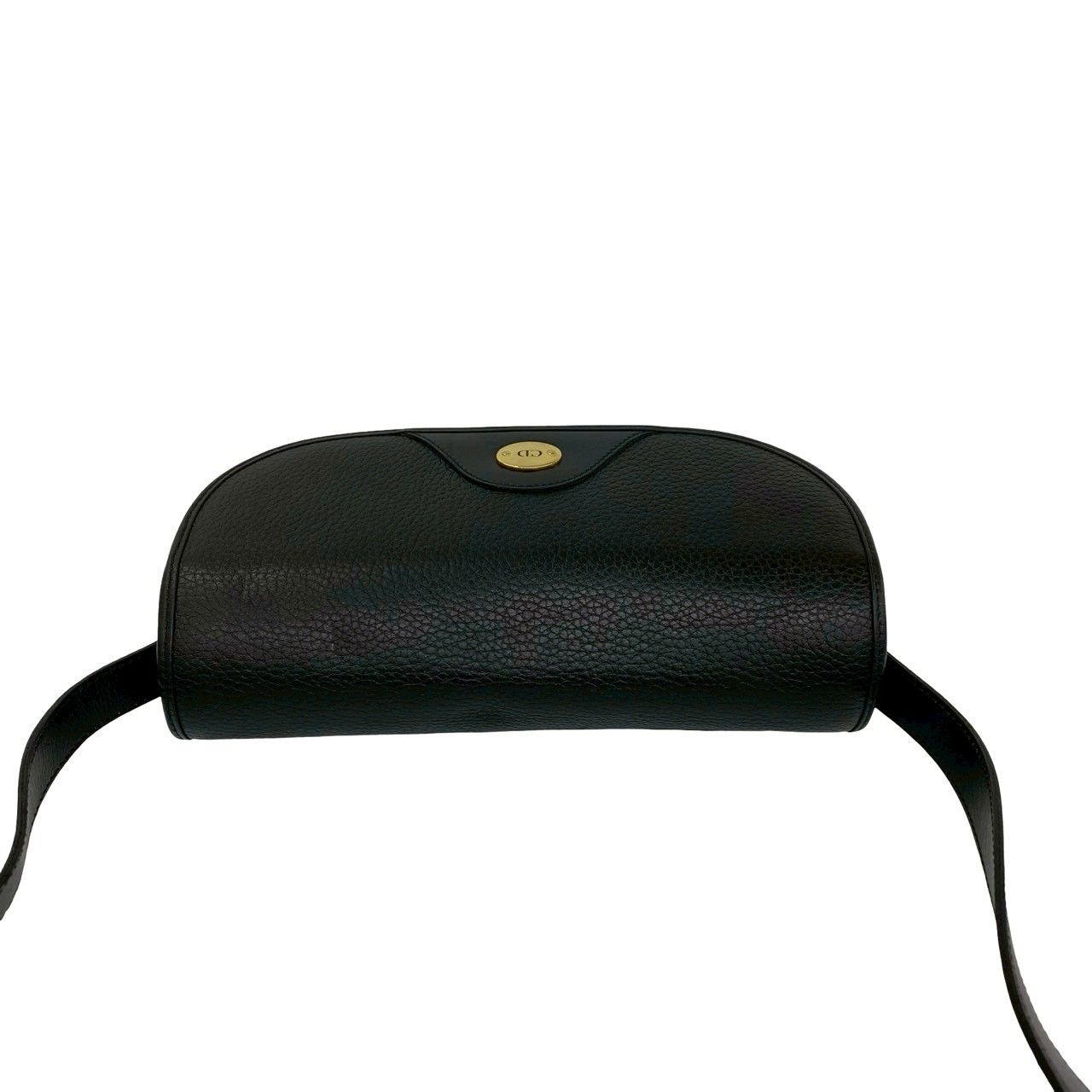 Dior Vintage CD Logo Leather Mini Shoulder Bag Crossbody Black — view 4