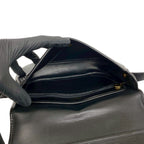 Dior Vintage CD Logo Leather Mini Shoulder Bag Crossbody Black — view 9