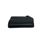 Dior Saddle Leather Trifold Wallet Mini Card Case Coin Purse Black — view 3