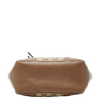 Gucci GG Canvas 2-Way Shoulder Bag Brown Beige Leather