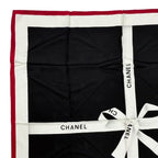 Chanel Logo Silk Scarf Ribbon Black — view 3