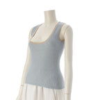 Dior Hiver Galliano Era Cashmere Silk Lace Decoration Knit Nosleeve — view 5
