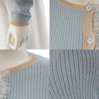 Dior Hiver Galliano Era Cashmere Silk Lace Decoration Knit Nosleeve — view 8