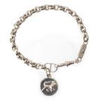 Dior Peter Doig Lion Motif Bracelet Silver