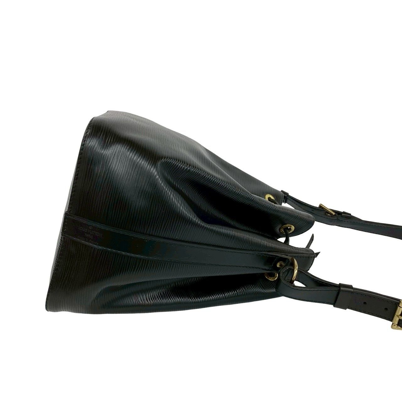 Louis Vuitton Vintage Noe Epi Leather Drawstring Shoulder Bag Black
