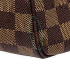 Louis Vuitton Damier Shoulder Bag Belem MM Ebene Brown — view 9