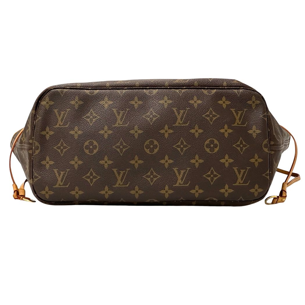Louis Vuitton Monogram Tote Neverfull MM Brown Shoulder — view 4