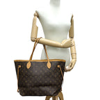 Louis Vuitton Monogram Tote Neverfull MM Brown Shoulder — view 7