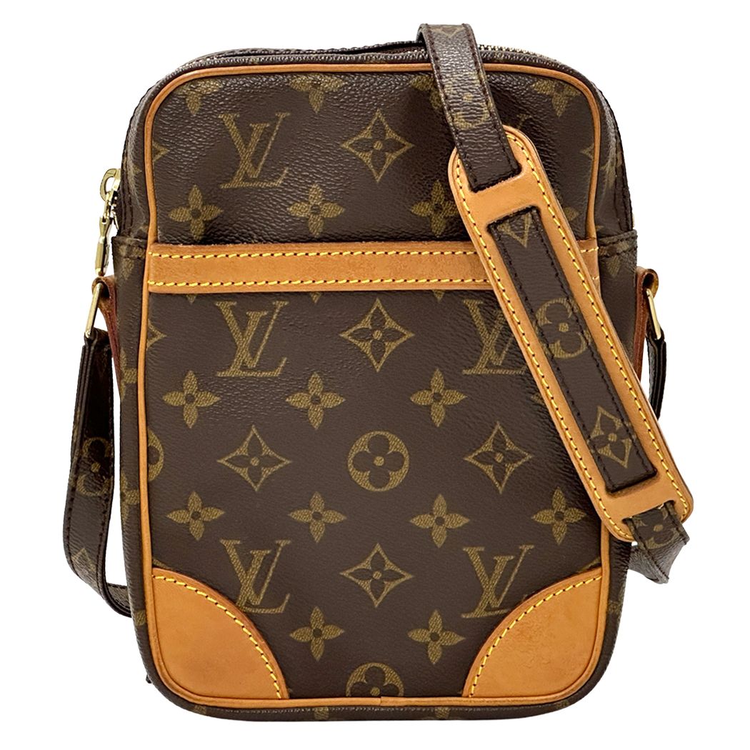 Louis Vuitton Monogram Shoulder Bag Danube Brown Compact