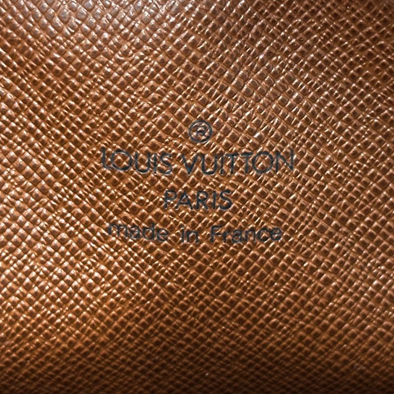 Louis Vuitton Monogram Shoulder Bag Danube Brown Compact — view 5