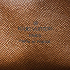 Louis Vuitton Monogram Shoulder Bag Danube Brown Compact — view 5