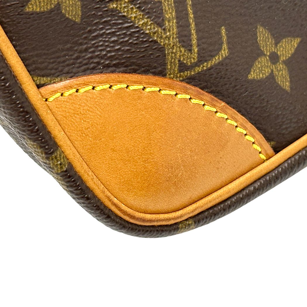 Louis Vuitton Monogram Shoulder Bag Danube Brown Compact — view 7