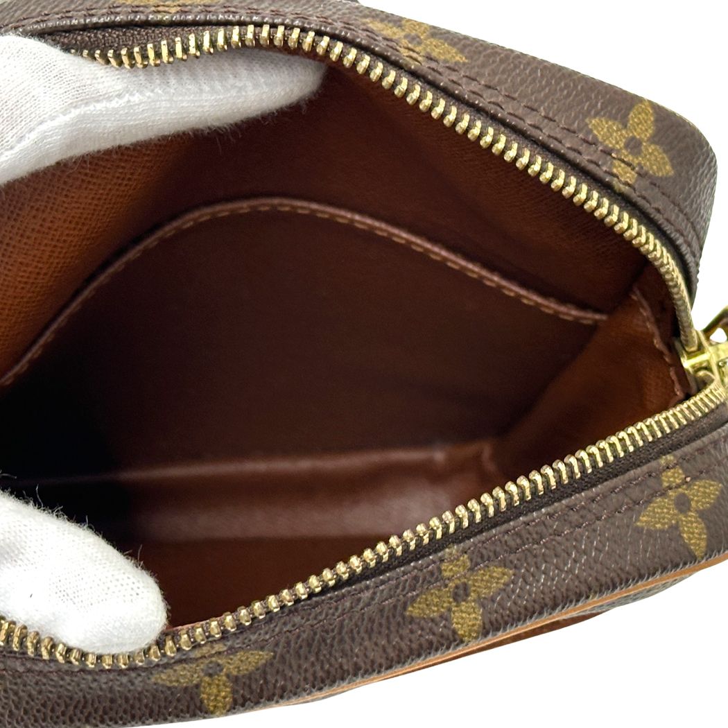 Louis Vuitton Monogram Shoulder Bag Danube Brown Compact — view 4