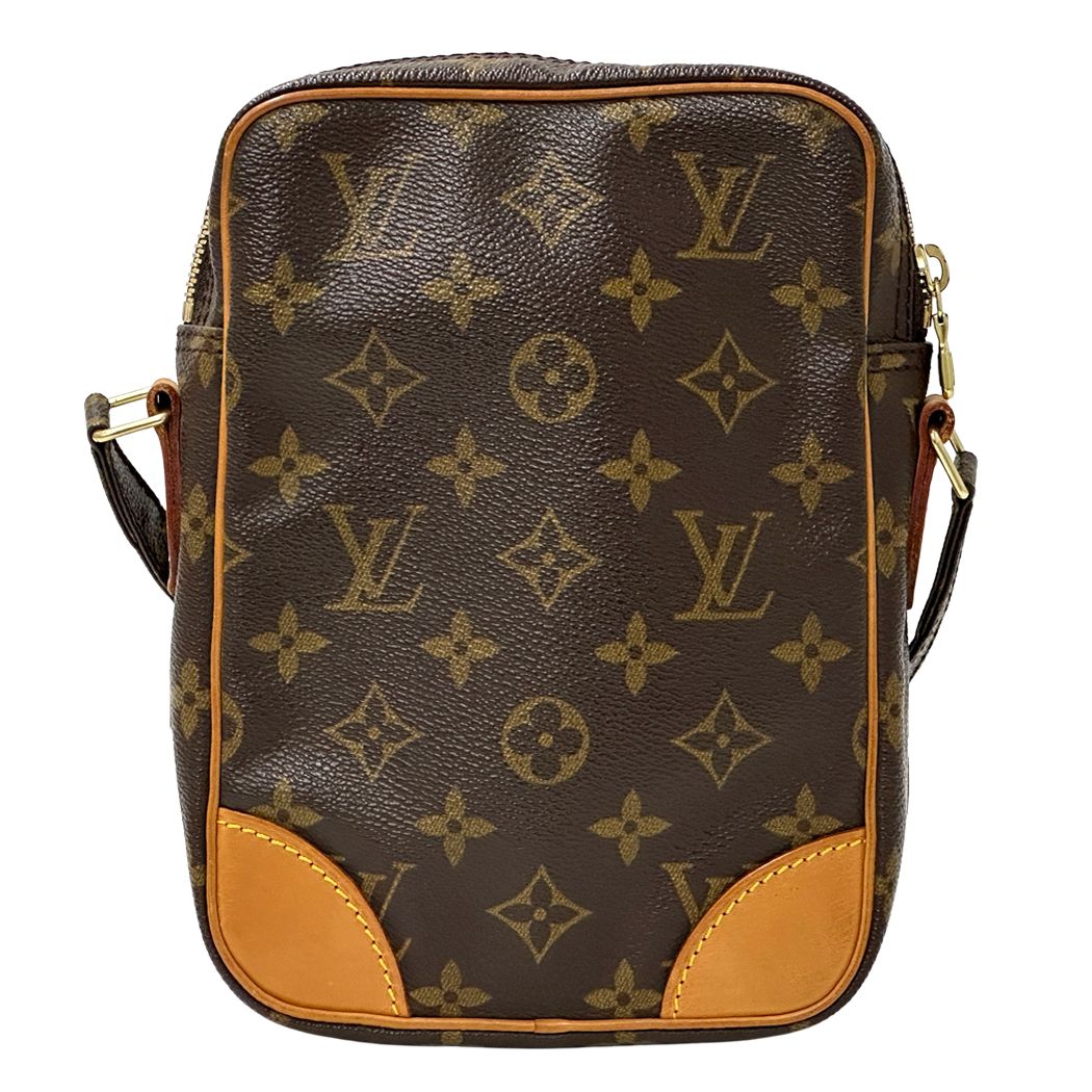 Louis Vuitton Monogram Shoulder Bag Danube Brown Compact — view 2