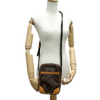 Louis Vuitton Monogram Shoulder Bag Danube Brown Compact — view 6