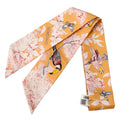 Hermes Scarf Equateur Silk Apricot Cream Multicolor Orange