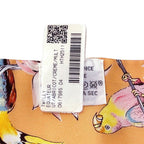 Hermes Scarf Equateur Silk Apricot Cream Multicolor Orange — view 6