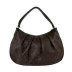 Gucci Guccissima GG Logo Patter Leather Shoulder Bag Tote Brown — view 3