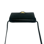 Saint Laurent Vintage YSL Logo Leather Shoulder Bag Crossbody Black — view 4