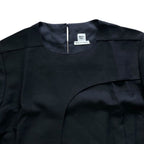 Hermes Short Sleeve Top Shirt Top Silk Wool Black High Quality Daily Practical — view 5