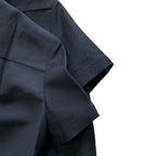 Hermes Short Sleeve Top Shirt Top Silk Wool Black High Quality Daily Practical — view 6