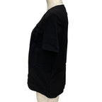 Hermes Short Sleeve Top Shirt Top Silk Wool Black High Quality Daily Practical — view 2