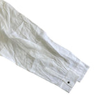 Hermes Long Sleeve Band Color Shirt Linen White High Quality Daily Practical — view 6