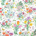 Gucci Vintage Flora Scarf Silk Twill — view 3