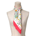 Gucci Vintage Flora Scarf Silk Twill — view 2
