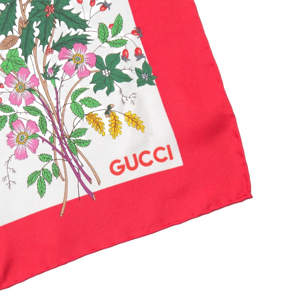Gucci Vintage Flora Scarf Silk Twill — view 5