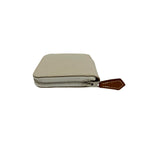 Hermes Azap Compact Silk in Veau Coin Case Gris Perle — view 4