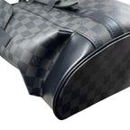 Louis Vuitton Backpack Christopher MM Damier Graphite Black Gray — view 6