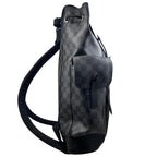 Louis Vuitton Backpack Christopher MM Damier Graphite Black Gray — view 4